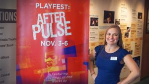 Paige, the Company Manager at Orlando Shakes, organizes After Pulse PlayFest