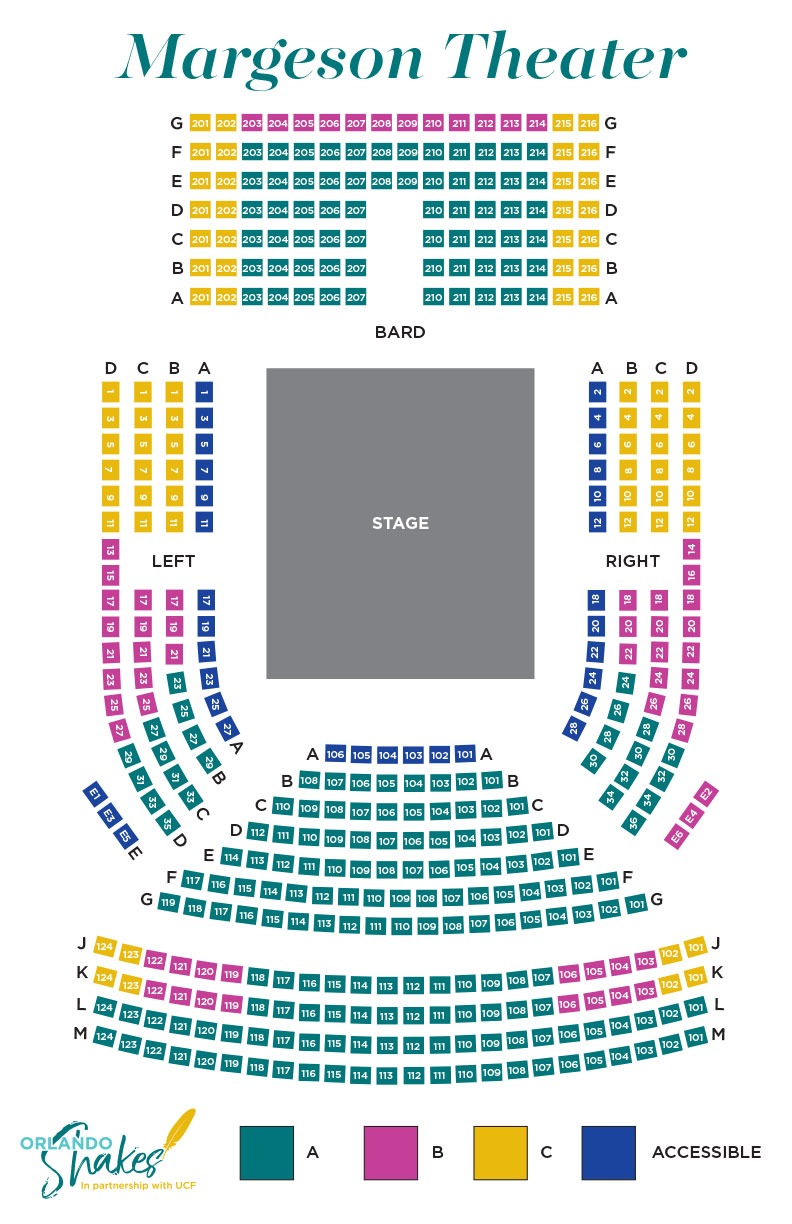 Margeson Theater Seating Chart