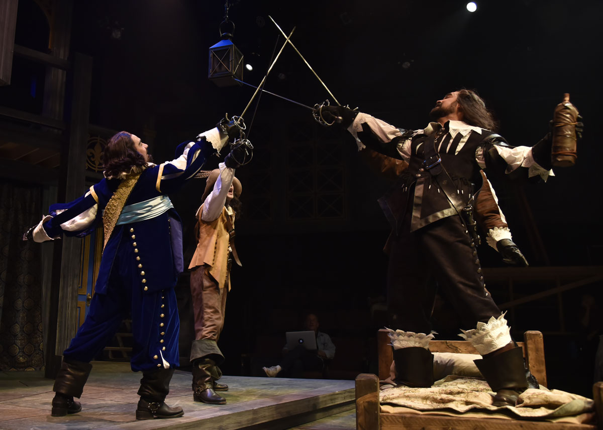 Production image of The The Three Musketeers.
