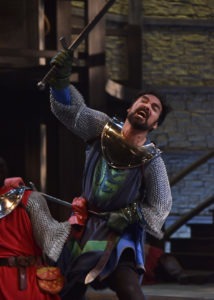 Production image of Henry IV, Part 1.